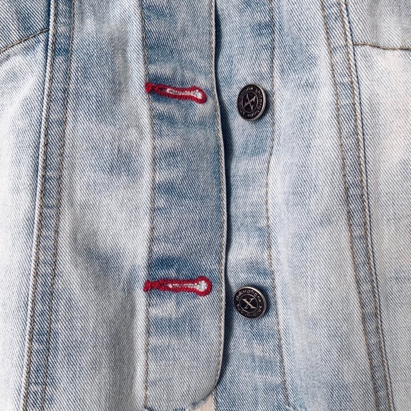 ❌SOLD❌Vintage Xhilaration Bleach Washed jacket - Picture 7 of 8
